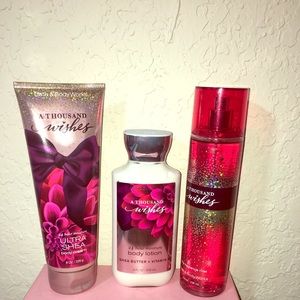 Bath & Body Works A Thousand Wishes Full Size Set